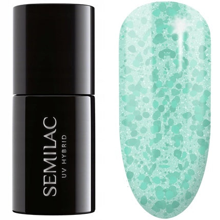 Lac de unghii UV, Semilac, Mint Glacier, 7ml