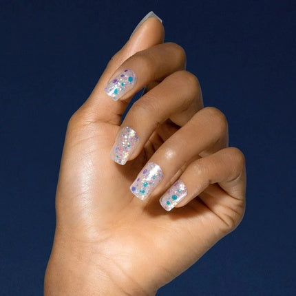 Unghii False, Kiss, Gel Fantasy Allure, 28 Bucăți, Sclipitoare