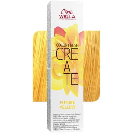 Vopsea de par, Wella, Color Fresh Create, galben 60ml