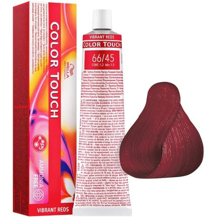 Vopsea de păr, Wella, Color Touch 66/45, Blond închis intens