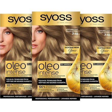 Vopsea de păr Syoss Oleo Intense Blond Natural, 7-10