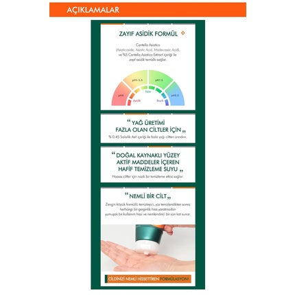 Spumă curățare față Missha Cicadin pH anti-imperfecțiuni 150g verde