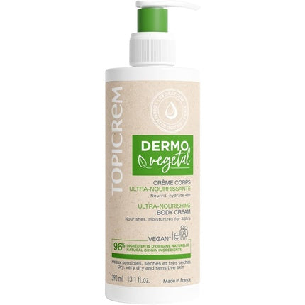 Cremă de corp, Topicrem, DERMOVEGETAL, 390ml