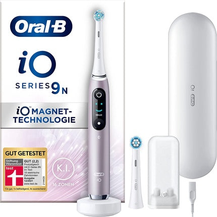 Periuță electrică Oral-B iO Series 9, Rose Quartz, 7 moduri de curățare