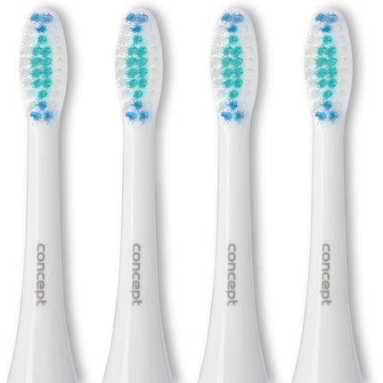 Capete de periuță interschimbabile, Concept, ZK0001, alb