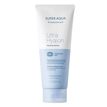 Spumă de Curățare Față, Missha Super Aqua, 200 ml