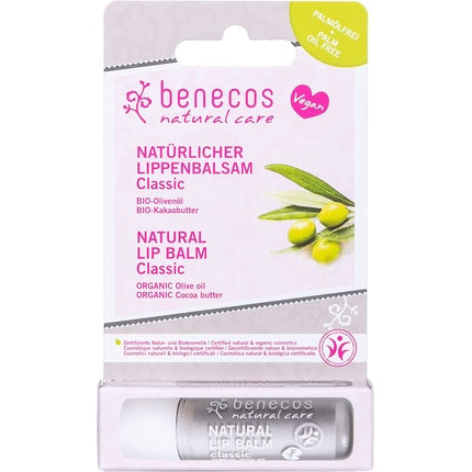 Balsam de buze Benecos Classic, vegan, bio