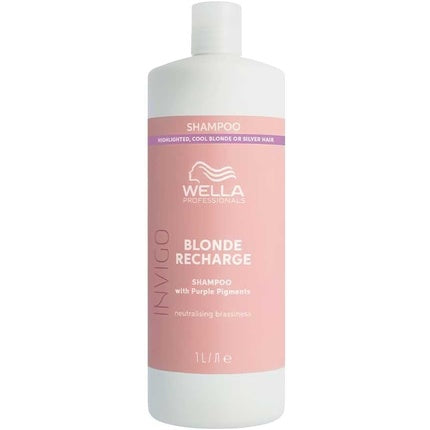 Sampon neutralizant Wella Invigo Blonde Recharge, 1000ml