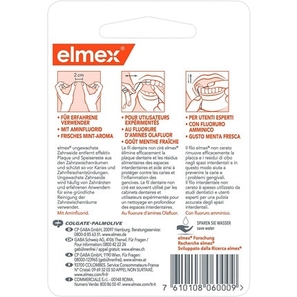 Ață dentară Elmex, Menta, 50 m