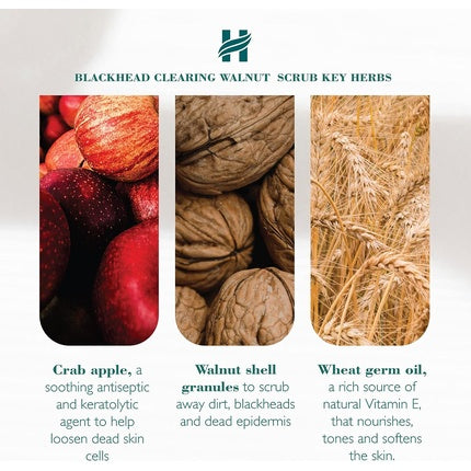 Scrub exfoliant, Himalaya, cu nuci si germeni de grau, 75 ml