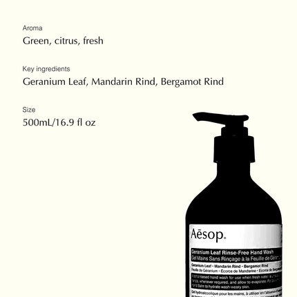 Săpun lichid Aesop, Geranium Leaf, 500ml, maro
