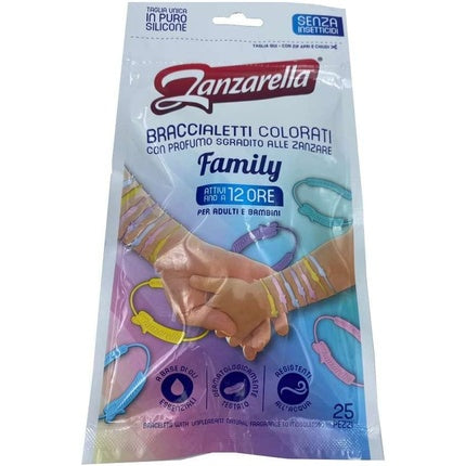 Brățări colorate Zanzarella, silicon pur, anti-insecte
