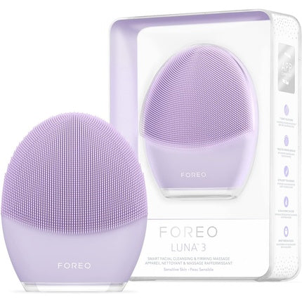 Perie facială, Foreo LUNA 3, ten sensibil, anti-îmbătrânire