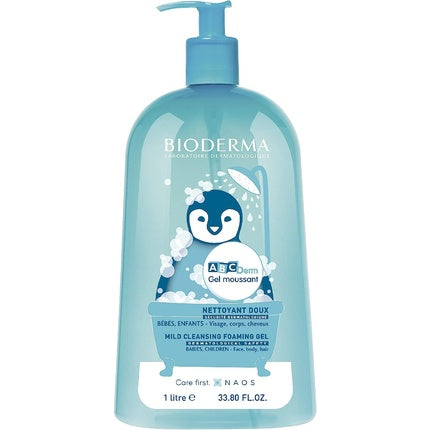 Gel de curatare faciala, Bioderma ABCDerm, 1L