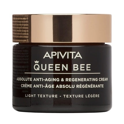 Cremă anti-îmbătrânire Apivita Queen Bee, textură ușoară, 50 ml