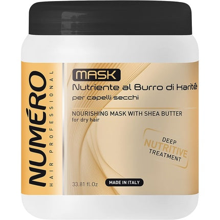 Cremă hidratantă, Brelil, Numero, unt de shea, 1000ml