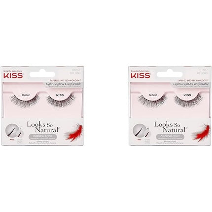 Gene False, Kiss, Natural Lash Iconic, set 2 bucati