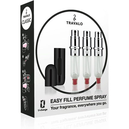 Set Rezerve Travalo Classic HD, Negru, 3 buc