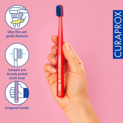 Periuță de dinți Curaprox CS 3960 Supersoft alb