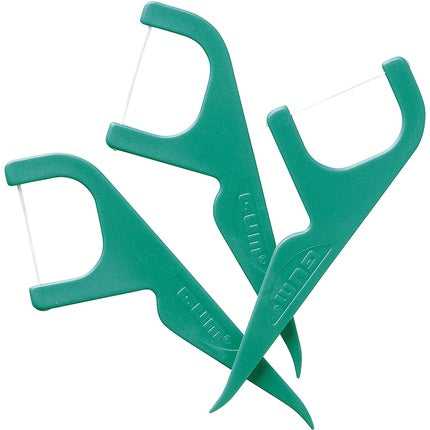 Ață Dentara Gum, Easy Flossers, verde, 30 bucăți