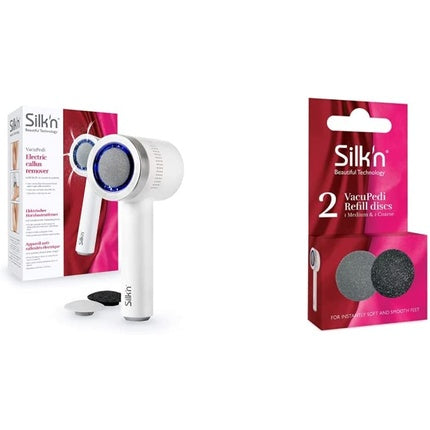 Îndepărtător electric de calusuri Silk'n VacuPedi, două viteze, sistem vacuum