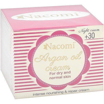 Cremă de noapte, Nacomi, ulei de argan și acid hialuronic
