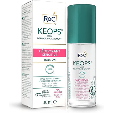 Deodorant roll-on RoC Keops Sensitive, 30 ml