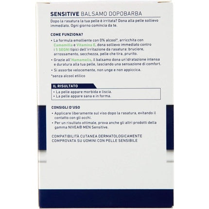 Balsam aftershave, Nivea Men, 100ml, cu mușețel și vitamina E