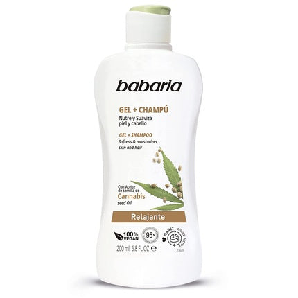 Șampon, Babaria, Gel Relaxant, 200ml, alb
