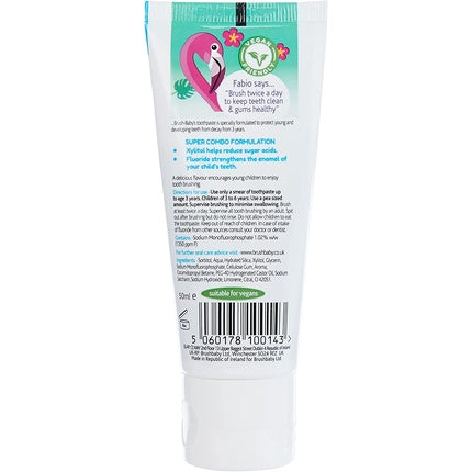 Pastă de dinți copii, Brush-Baby, Tutti Frutti, 100g