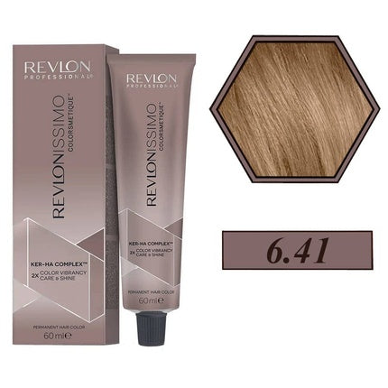 Vopsea de par, Revlon, Revlonissimo Colorsmetique 6.41, 60ml