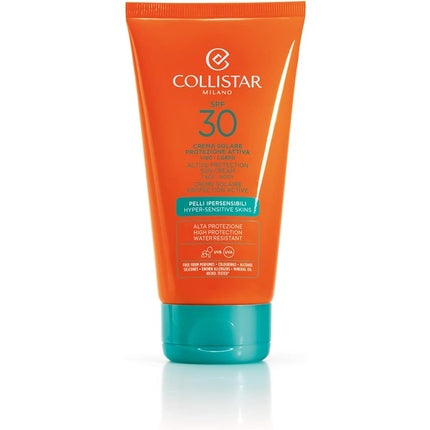 Cremă de protecție solară, Collistar, SPF30, piele sensibilă, 150ml