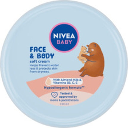 Cremă corp și față, Nivea, Baby, 200ml