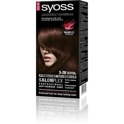 Vopsea de păr, Syoss, Color baseline 3-28 Pure Chocolate