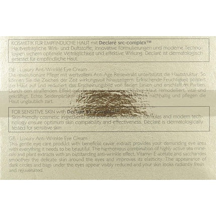 Cremă de Ochi Anti-rid, Declaré, Caviar Perfektion 15ml