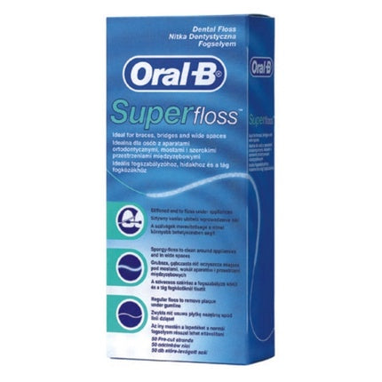Ata dentara, Procter & Gamble, Oral-B SuperFloss, 50 fire