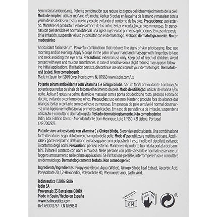 Serum antioxidant ISDIN Flavo-C, 15ml, alb