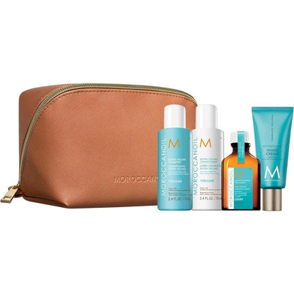 Set Îngrijire Păr, Moroccanoil, Volum, maro