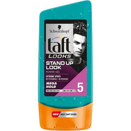 Gel păr, Schwarzkopf Taft, Stand Up, albastru, 150ml