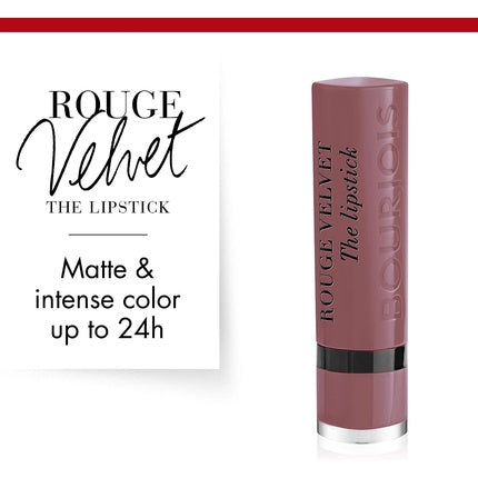 Ruj Bourjois Velvet The Lipstick 17 From Paris With Mauve 2.4g