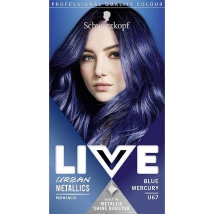 Vopsea de păr Schwarzkopf Live Urban Metallics, Blue Mercury