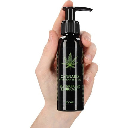 Lubrifiant apă, Shots, Cannabis, 100ml, negru