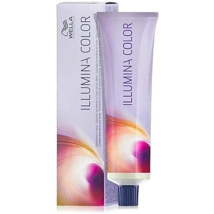 Vopsea permanentă păr, Wella Illumina Color, blond deschis auriu perlat