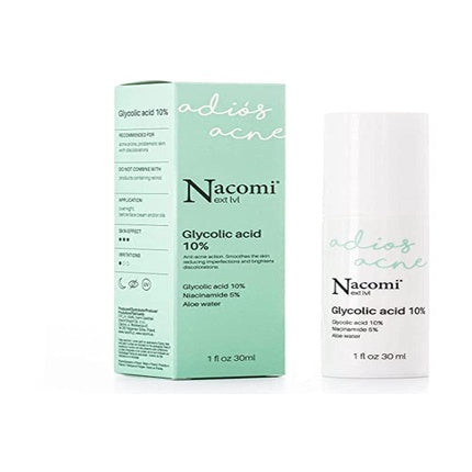 Exfoliant facial, Nacomi, Glycolic Acid 10%, 30ml