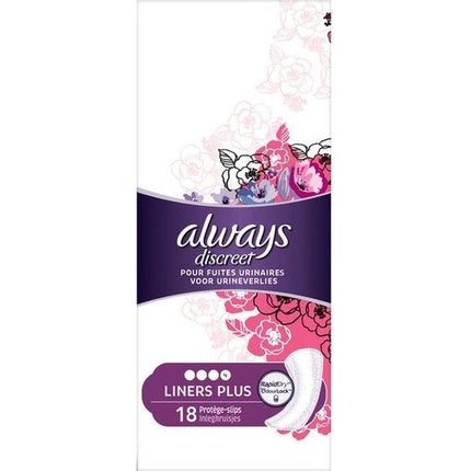 Absorbante zilnice, Always Discreet, Plus, flori