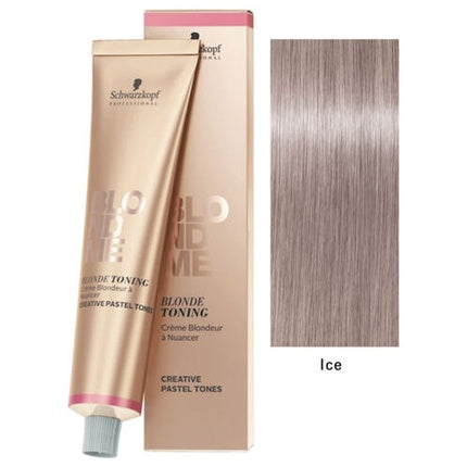 Vopsea de par, Schwarzkopf, BlondeMe, Toning Creative Pastel Tones, ICE, 60ml