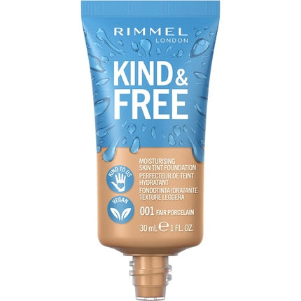 Fond de ten, Rimmel, Kind & Free, 001 Fair Porcelain