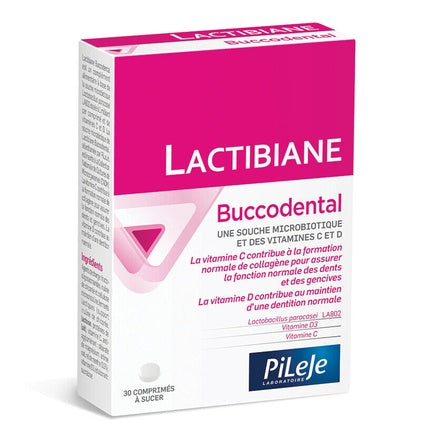 Probiotice PiLeJe Lactibiane Buccodental, 30 tablete