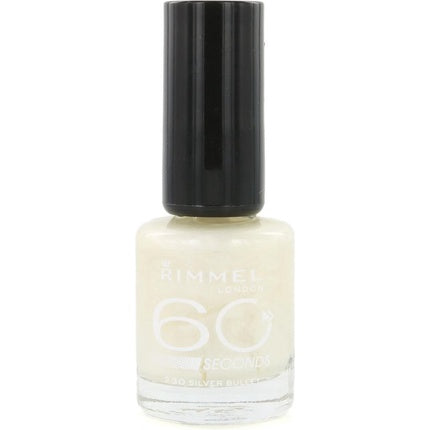 Lac de unghii Rimmel 60 Seconds, alb perlat