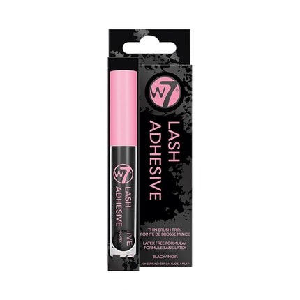 Adeziv gene false, W7, Lash Adhesive, pensulă fină, negru